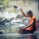 Boy Monk River Buddhist Water  - sasint / Pixabay