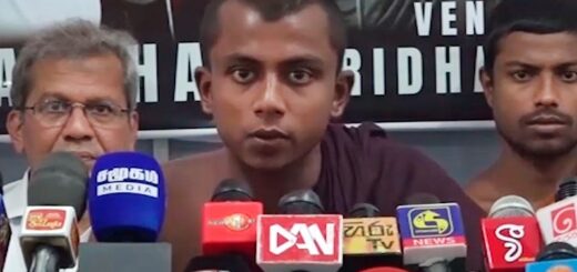 repression of students in Sri Lanka