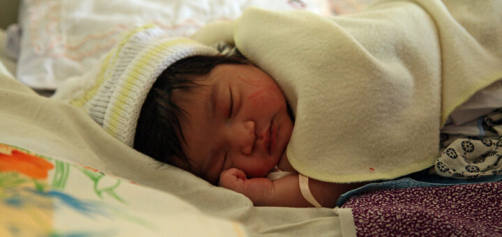 Newborn in hospital Sri Lanka